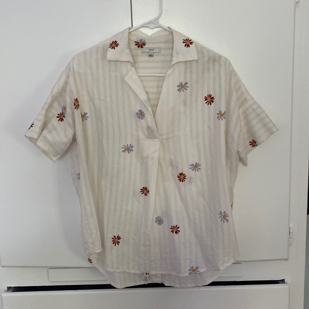 Madewell Popover Shirt-Size XS